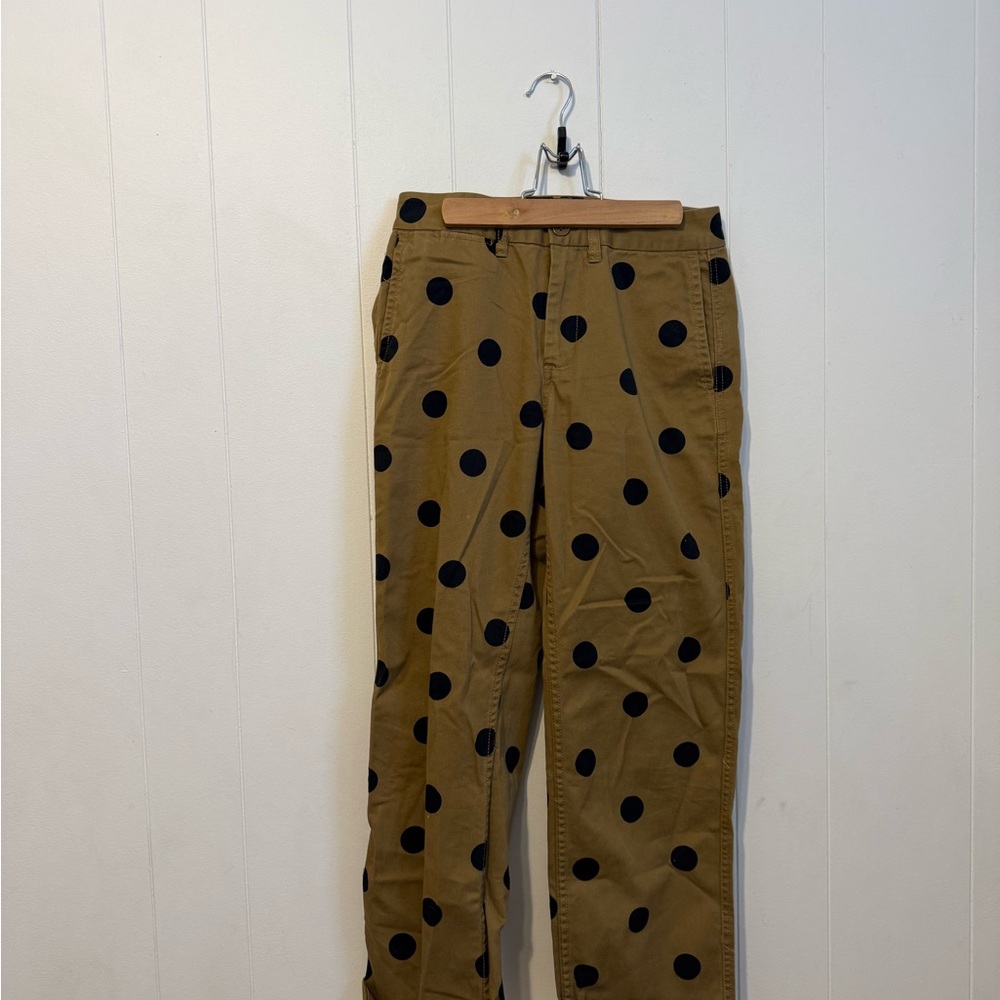 Polka Dot Tan Pants